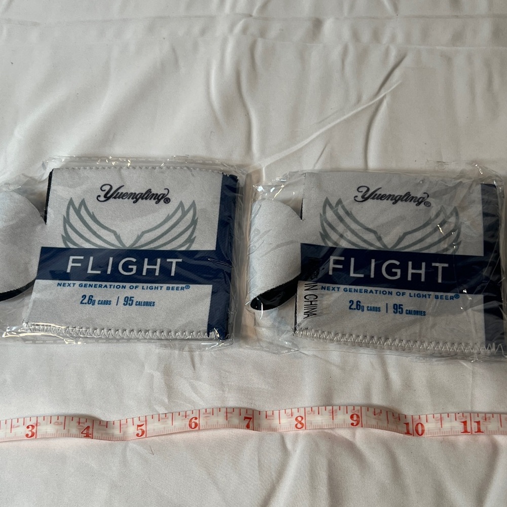 Flight Beer Can Coolers - Blue and White